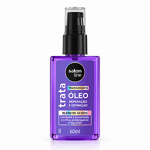 Óleo De Tratamento Salon Line Trata Reparação e Definição Blend De Ácidos 60ml