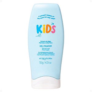 Gel Fixador Acquaflora Kids Extrato De Algas Marinhas e Aloe Vera 120g