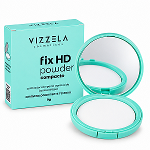 Pó Compacto Vizzela Fix Hd Powder Translúcido 9g
