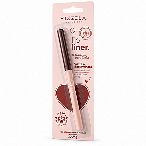 Lapiseira Para Lábios Vizzela Lip Liner 08 Determinada