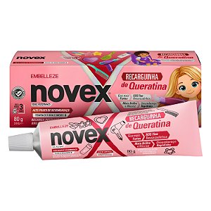 Recarguinha De Queratina Novex Salãozinho Alto Poder de Desembaraço 80g