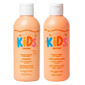 Kit Acquaflora Kids Cachos: Shampoo e Condicionador
