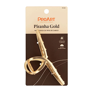 Piranha Para Cabelo Proart Gold Laço Pdc44bb