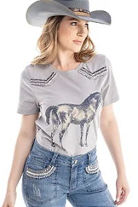 T-SHIRT WHITE HORSE