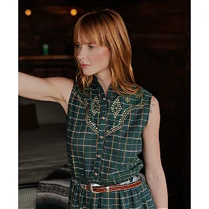 VESTIDO MIDI MOUNT ZENZ WESTERN