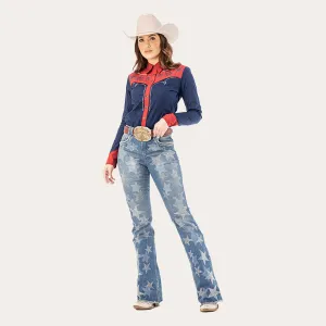 CAMISA FEMININA AMÉRICA ZENZ WESTERN