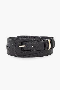 CINTO FIVELA ENCAPADA PRETO