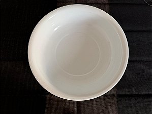 Bacia De Agata Branca 24cm