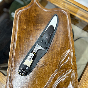 Faca Inox Ginete Cabo Osso e Chifre