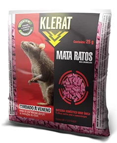 KLERAT GRANULADO CONTROLADOR DE RATAZANAS 40 X 25 GR - 1 KG