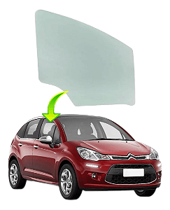Vidro Porta Dianteira Direita CITROEN C3 2012-2019