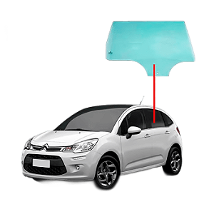Vidro Porta Traseira Esquerda CITROEN C3 2012-2019
