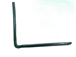 Guia do Vidro VW GOL G3 1999-2005 Tras. LD