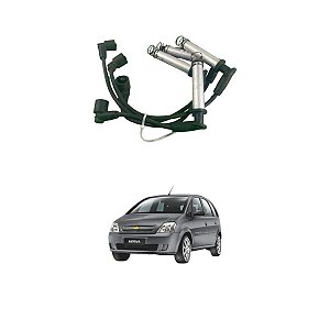 Jogo Cabos Velas Ignição Gm Corsa Meriva Montana 1.4 8v