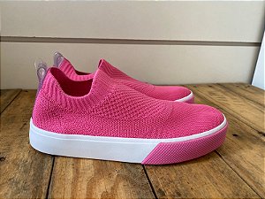 TÊNIS MEIA PETITE JOLIE  PINK - SOLADO LARANJA