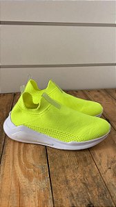 TÊNIS MEIA PETITE JOLIE AMARELO NEON/TRANSALÚCIDO