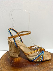 SANDALIA TABITA MANGO LAZULI KIWI