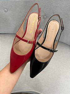 CHANEL VERNIZ TABITA COM FIVELA