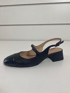 CHANEL BICO VERNIZ TABITA SALTO BLOCO