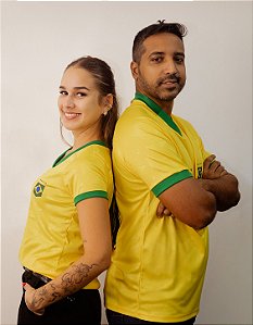 Camisa Torcendo Junto I Unissex Amarela