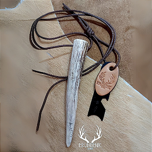Pederneira de Pescoço Artesanal - RBudernik Couros