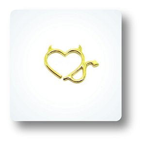 Daith Banhado Coração Diabinho