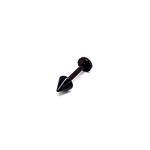 Labret Black Com Spike