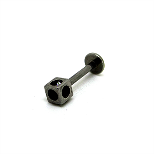 Labret Dado Cravejado Preto