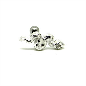 Mini Barbell em Prata Cobra