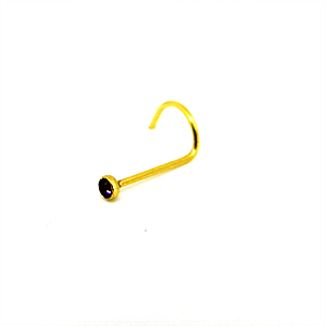 Nostril Gold 2mm Haste 0,8 Roxo