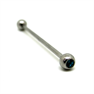 Transversal com 2 Pedras Verde Esmeralda