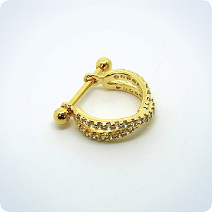 CONCH 2 LINHAS CRUZADAS COM  PEDRAS (Unid.)