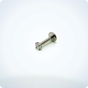 LABRET AÇO PONTO DE LUZ 3mm (Unid.)