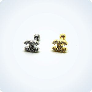 MINI BARBELL - DG COM STRASS. (Unid.)