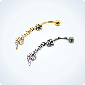 BANANA BELL - PINGENTE COBRA COM STRASS. (Unid.)