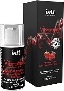 Gel Excitante Vibration Morango 17g Intt