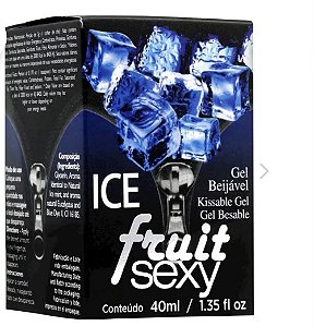 Fruit Sexy Gel Beijável para Massagem Sabor Ice