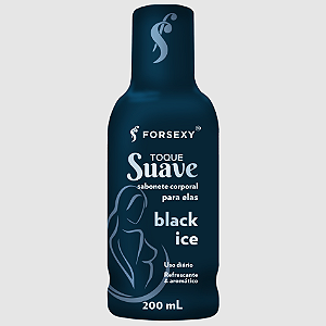 Toque Suave Sabonete Líquido Corporal Black Ice 200Ml