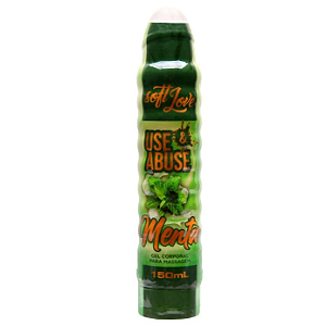 Use E Abuse Gel Comestível Interativo 150Ml Soft Love Sabor Menta