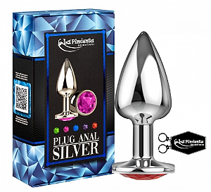 PLUG ANAL SILVER - VERMELHO