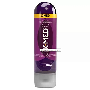 K-MED 2 EM 1 GEL MASSAGEM LUBRIFICANTE Neutro 50G CIMED