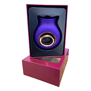 Vibrador Recarregável com Língua Estimuladora, 9 Modos de Vibração e Alça - Amzing TY - Roxo