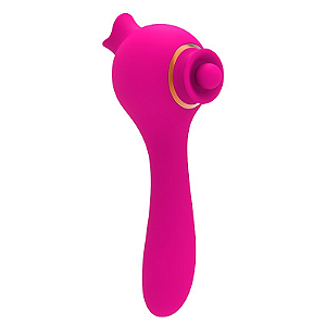 Vibrador de Ponto G e Clitóris com Língua - Will - SI