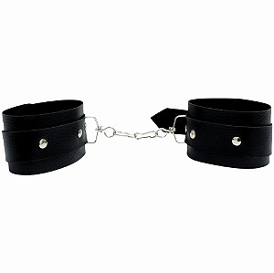 Algema em Couro Sintético Preto