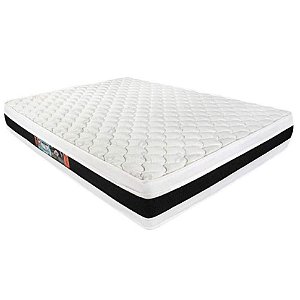 Colchão Castor Quenn Black White D45 Air Dupla Face 158x198x27