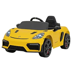 Carro Elétrico Infantil Porsche Spyder 718 Rs 12v Amarelo Bel