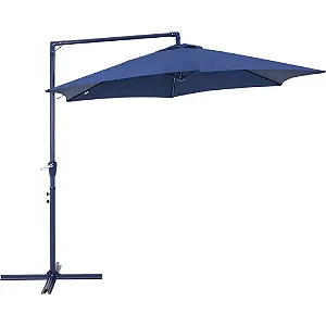 Ombrelone Suspenso 3,00m Veneza Azul - Bel