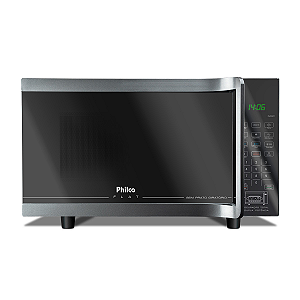 Micro-ondas Philco 28L 127V Flat PMO28TF 1400W Preto – Sem Prato Giratório