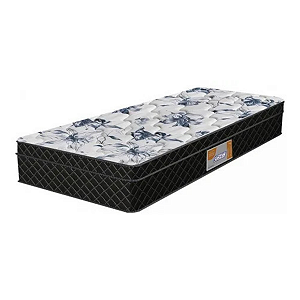 Colchão Solteiro Gazin Espuma Supreme Composto Com Euro (21x88x188) Preto Floral