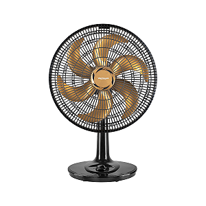 Ventilador Osc Mesa 40cm Turbo Preto/Bronze 127V Ventimais